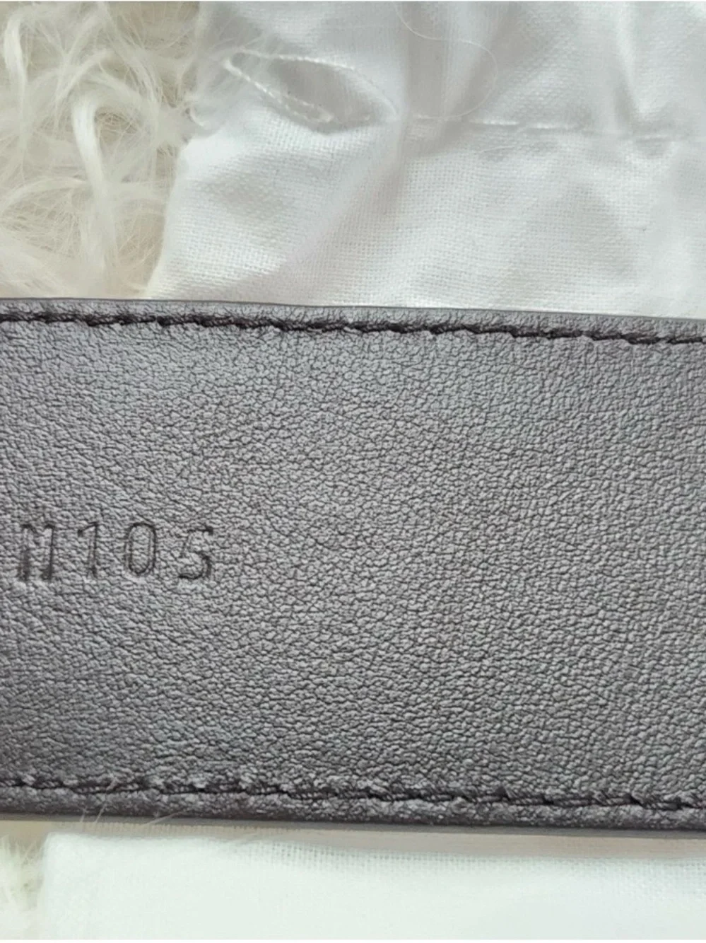 Prada Burgundy Leather Belt with Gold Buckle - Picture 7 of 12